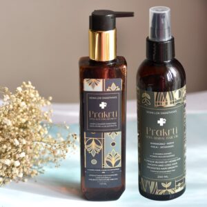 Prakrti Shampoo and Hair Oil - Combo Delta